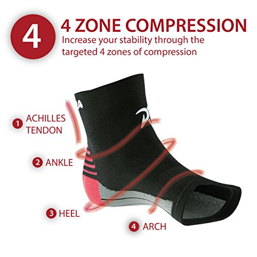 Rymora Plantar Fasciitis Foot Compression Sock Sleeves Men Women ...