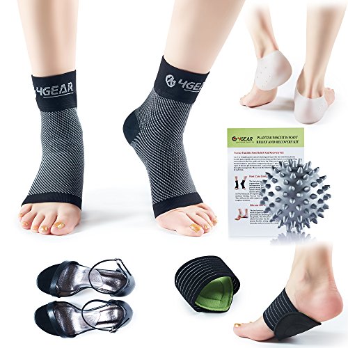 4GEAR Plantar Fasciitis Pain Relief Recovery Kit – 9 Pack- Foot ...